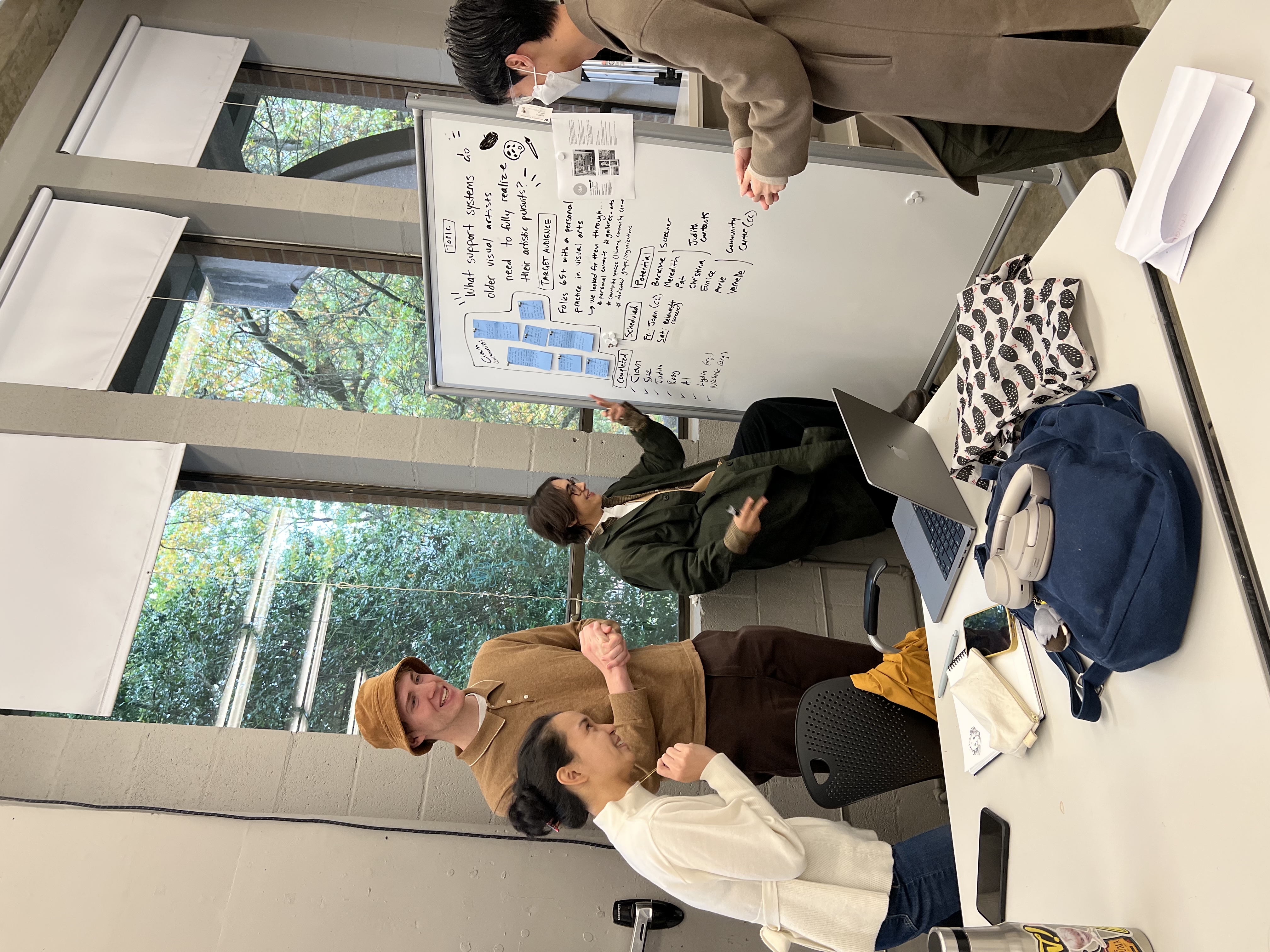 My group and I working in class at some point this quarter