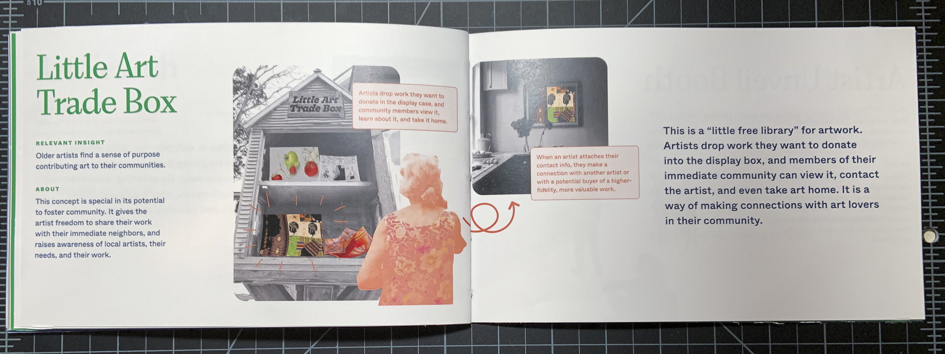 a page of our design field study workbook